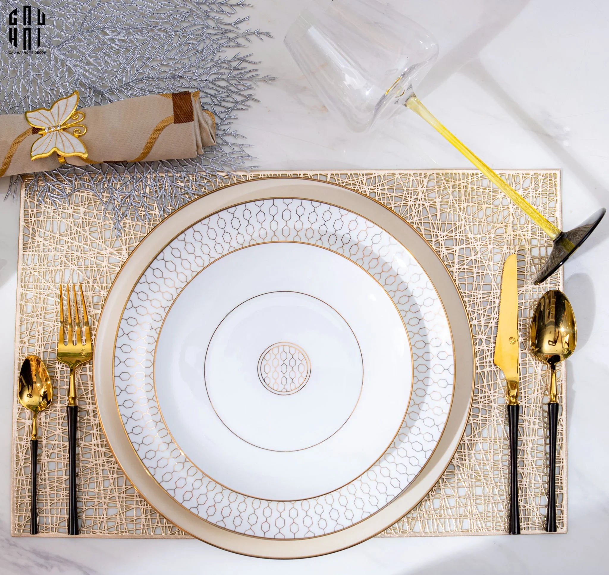 SET DINNER LE PALAIS 3PCS SS22 - CẬU HAI HOME DECOR