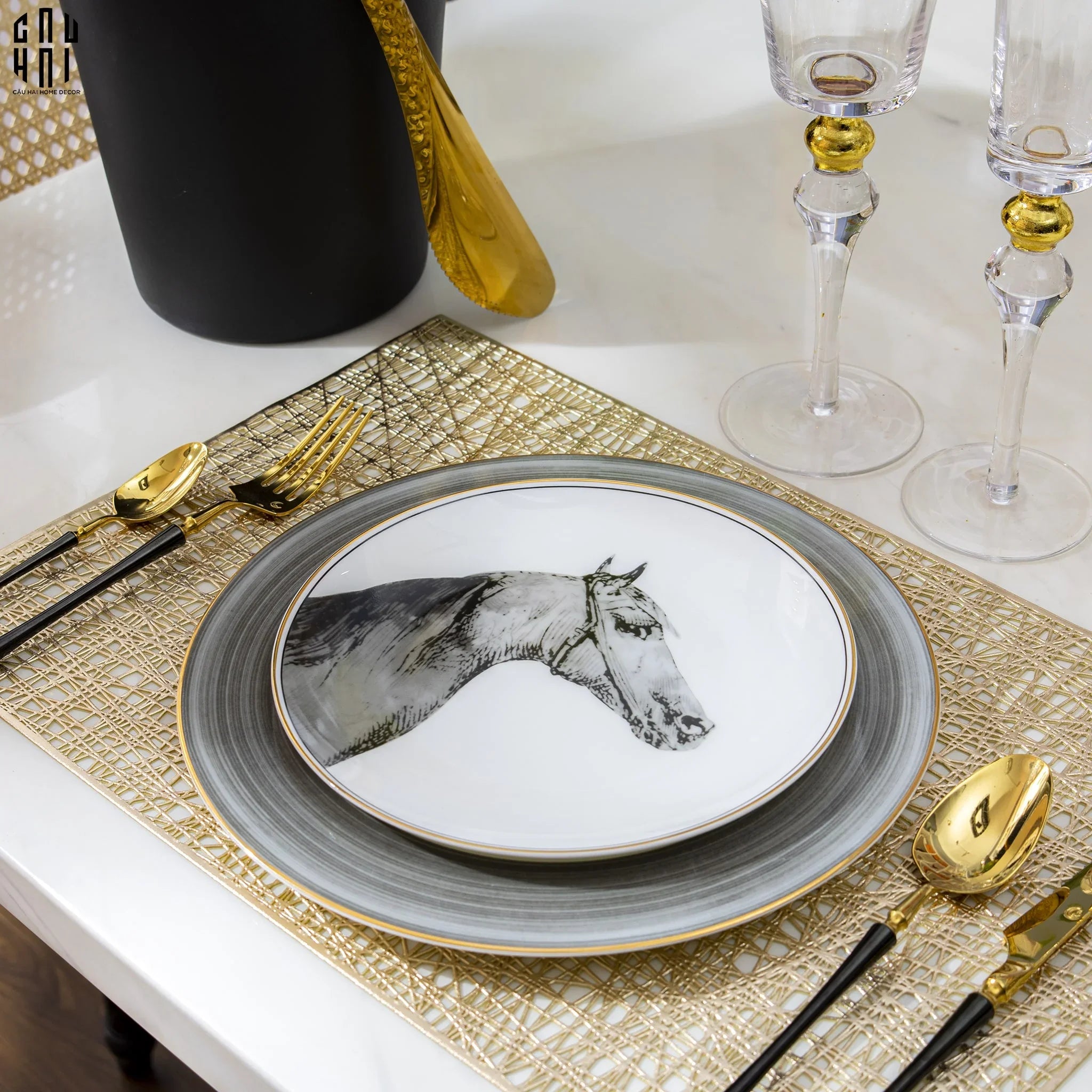 SET DINNER TROY 2PCS SS25 - CẬU HAI HOME DECOR