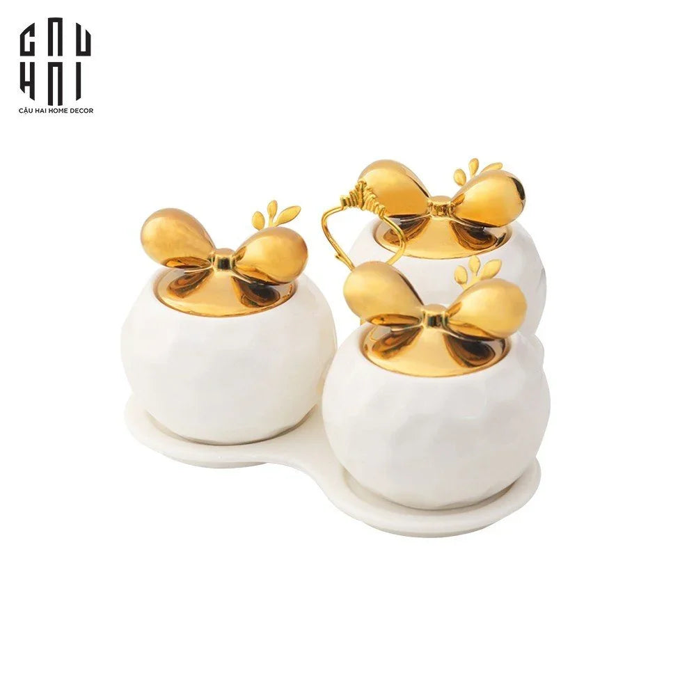 SET GIA VỊ WHITE JASMINE - CẬU HAI HOME DECOR