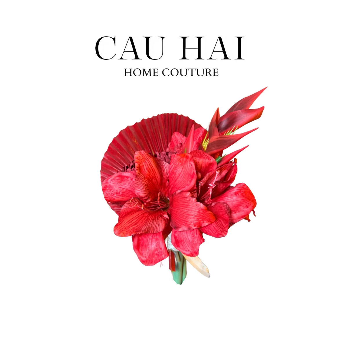 Set Hoa Huệ Tứ Phương-TƯỢNG TRANG TRÍ-Đối tác tại Trung Quốc theo từng đơn đặt hàng-CẬU HAI HOME DECOR