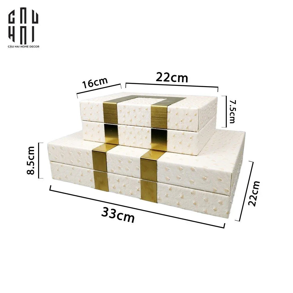 SET HỘP TRANG SỨC GLORIOUS SS22-CẬU HAI HOME DECOR