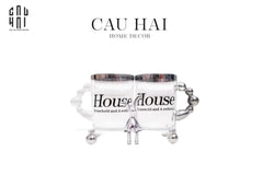 Set Khay Và 2 Ly Morning Bathroom Vanity-CẬU HAI HOME DECOR