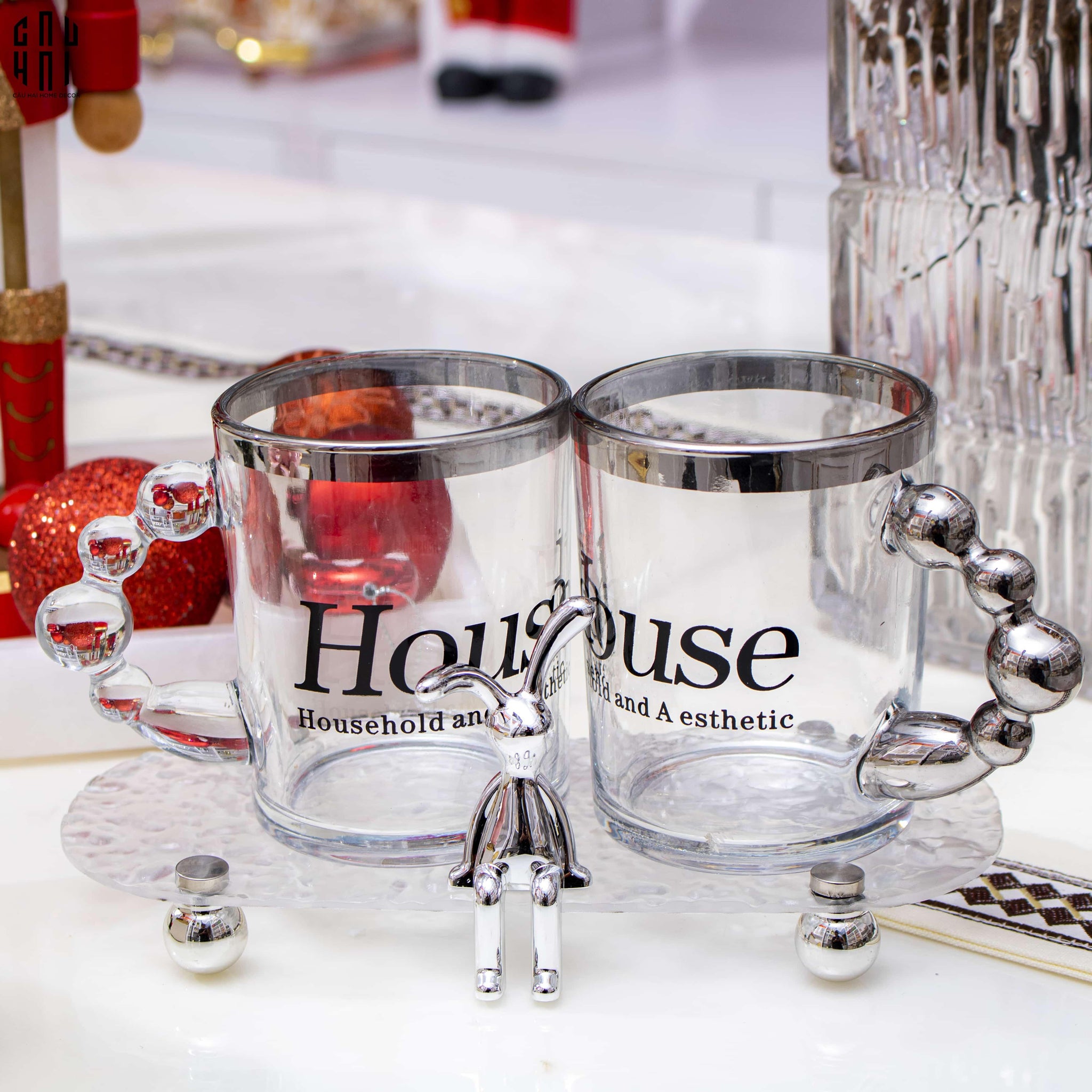 SET KHAY VÀ 2 LY MORNING. SS22-CẬU HAI HOME DECOR