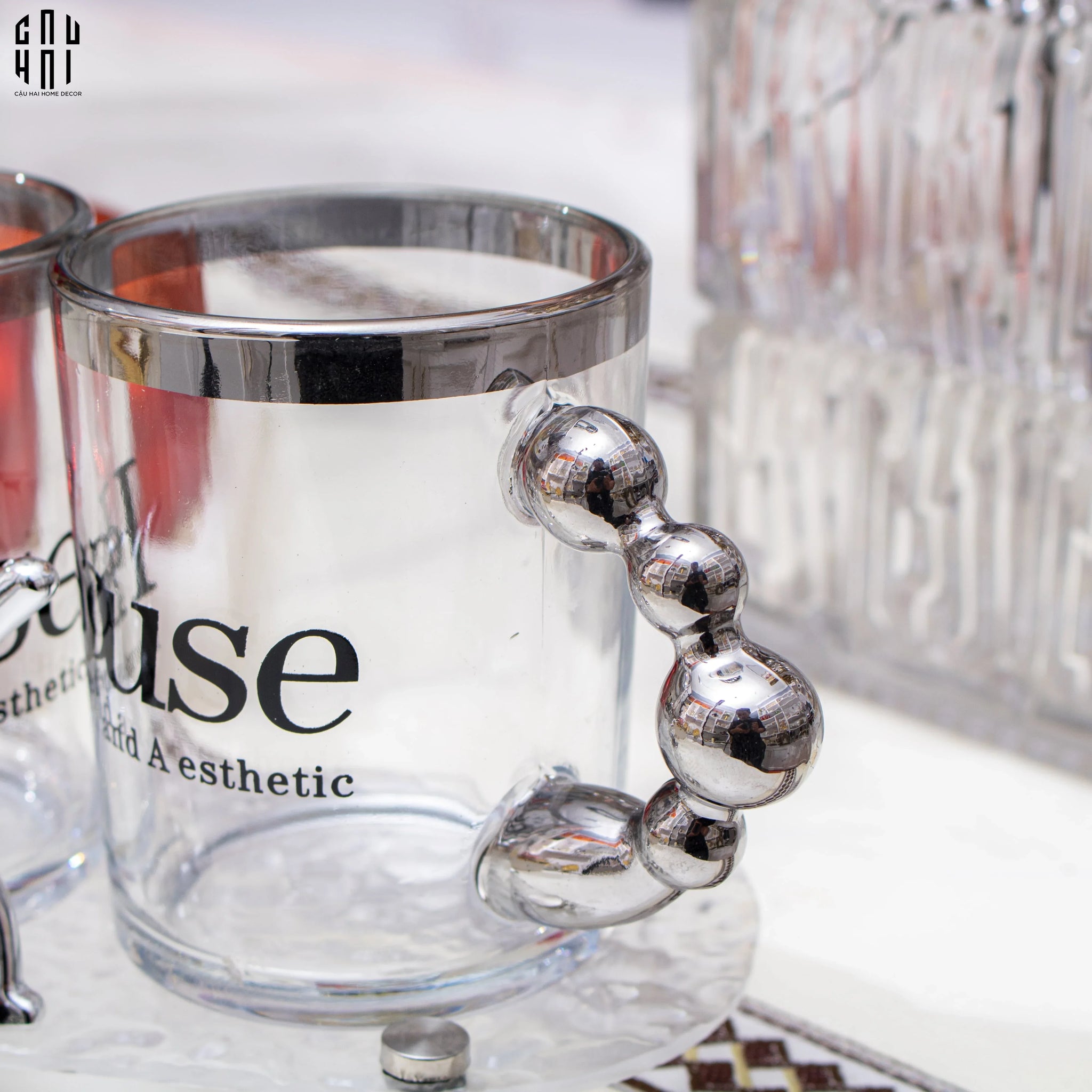 SET KHAY VÀ 2 LY MORNING. SS22-CẬU HAI HOME DECOR