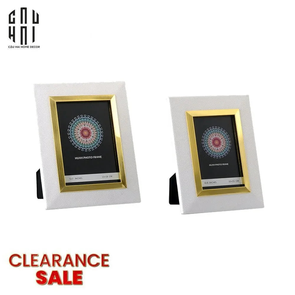 SET KHUNG ẢNH DA DARCEY - CẬU HAI HOME DECOR