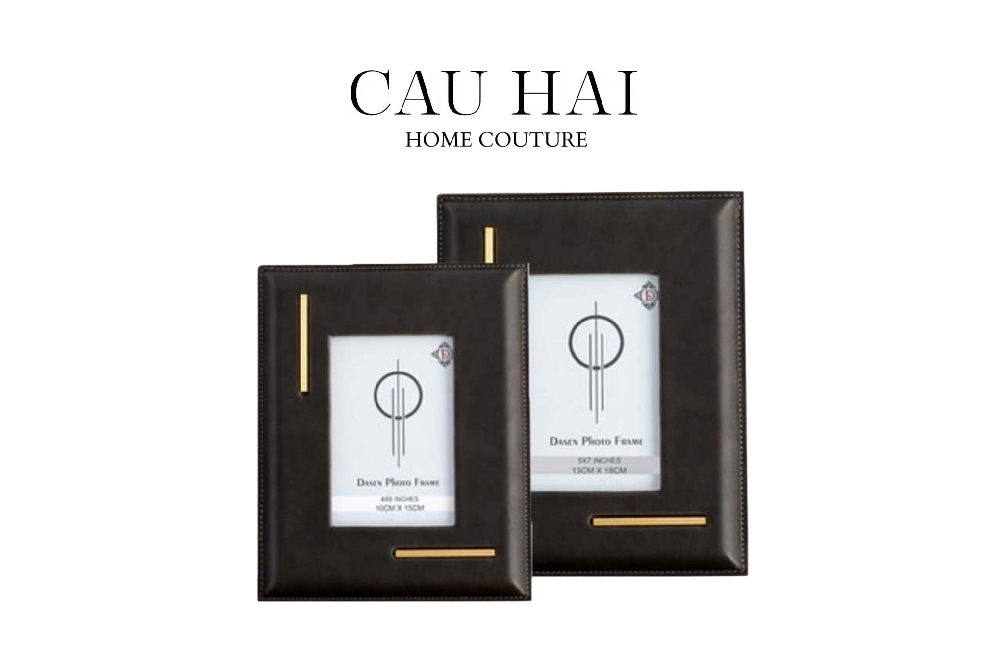 SET KHUNG ẢNH DA ELEGANCE SAVOIR - CẬU HAI HOME DECOR
