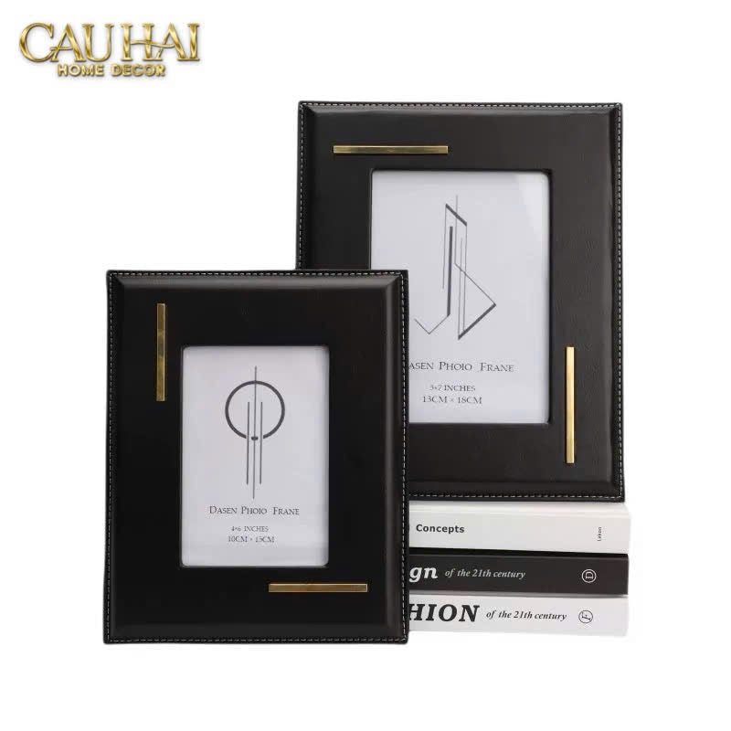 SET KHUNG ẢNH DA ELEGANCE SAVOIR - CẬU HAI HOME DECOR
