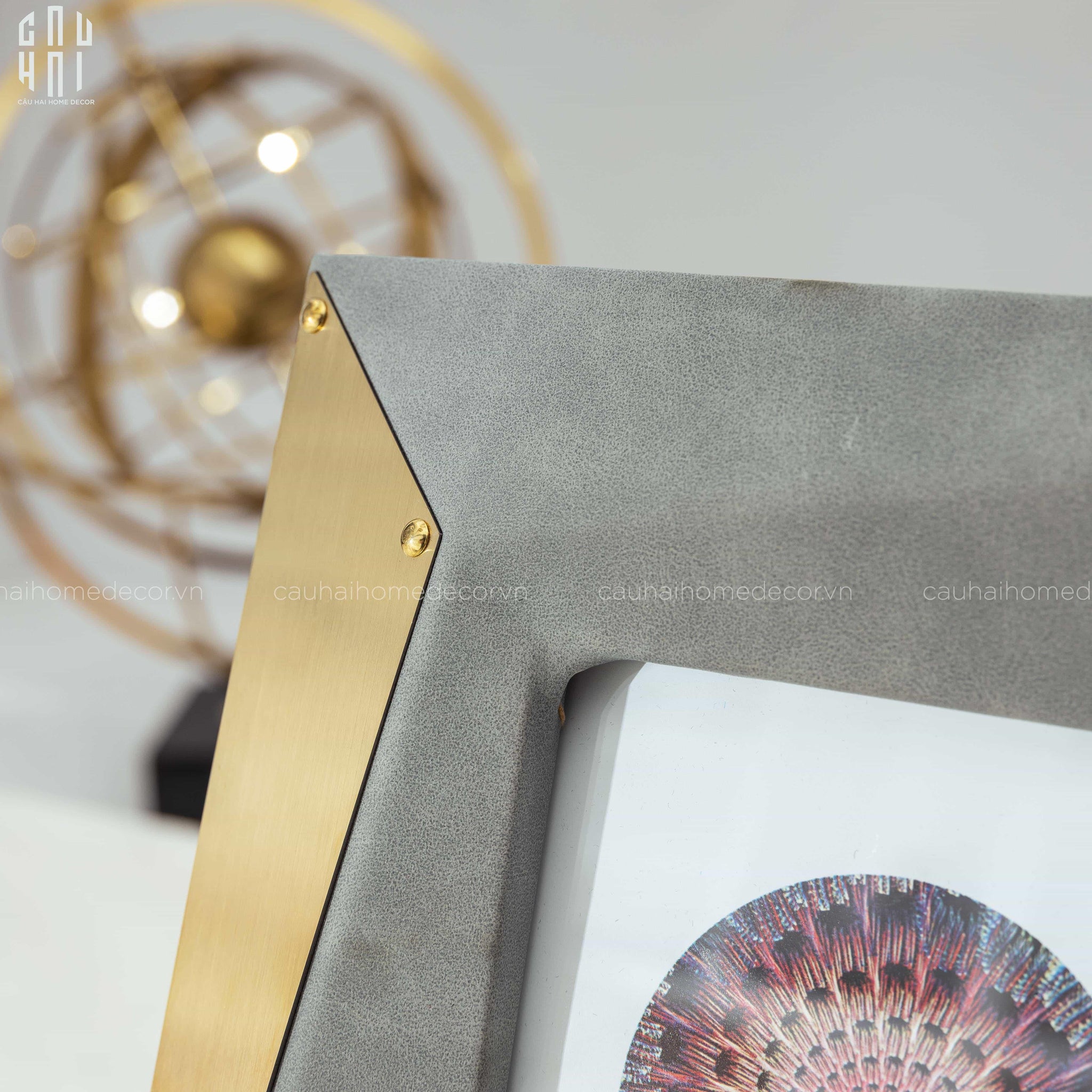 SET KHUNG ẢNH DA GRAY CHRISTIAN - CẬU HAI HOME DECOR