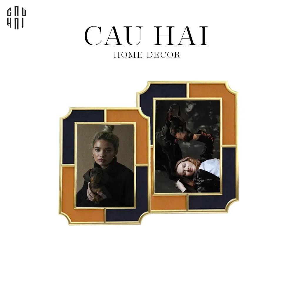 SET KHUNG ẢNH DA LEATHER ATÉLIER ALLURE ICONIQUE - CẬU HAI HOME DECOR