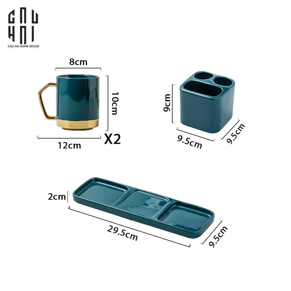 Set Nhà Tắm Emerald Premium 4Pcs Ss22 Bathroom Vanity-Set nhà tắm bathroom vanities-Đối tác tại Trung Quốc theo từng đơn đặt hàng-CẬU HAI HOME DECOR