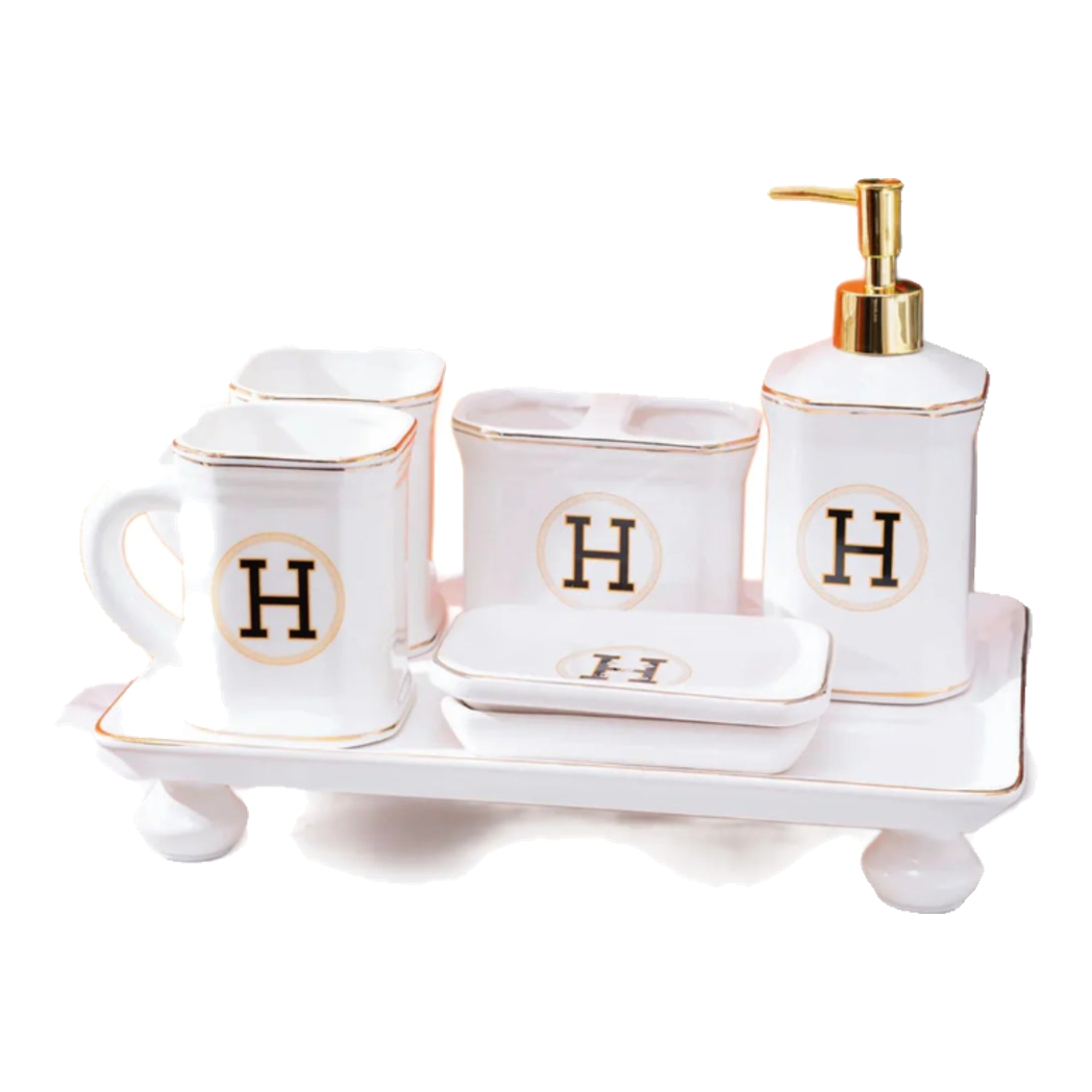 Maison Couture - Set Nhà Tắm Henderson - Pearl White Porcelain Bathroom Vanity 4Pcs-Set nhà tắm bathroom vanities-Đối tác tại Trung Quốc theo từng đơn đặt hàng-CẬU HAI HOME DECOR