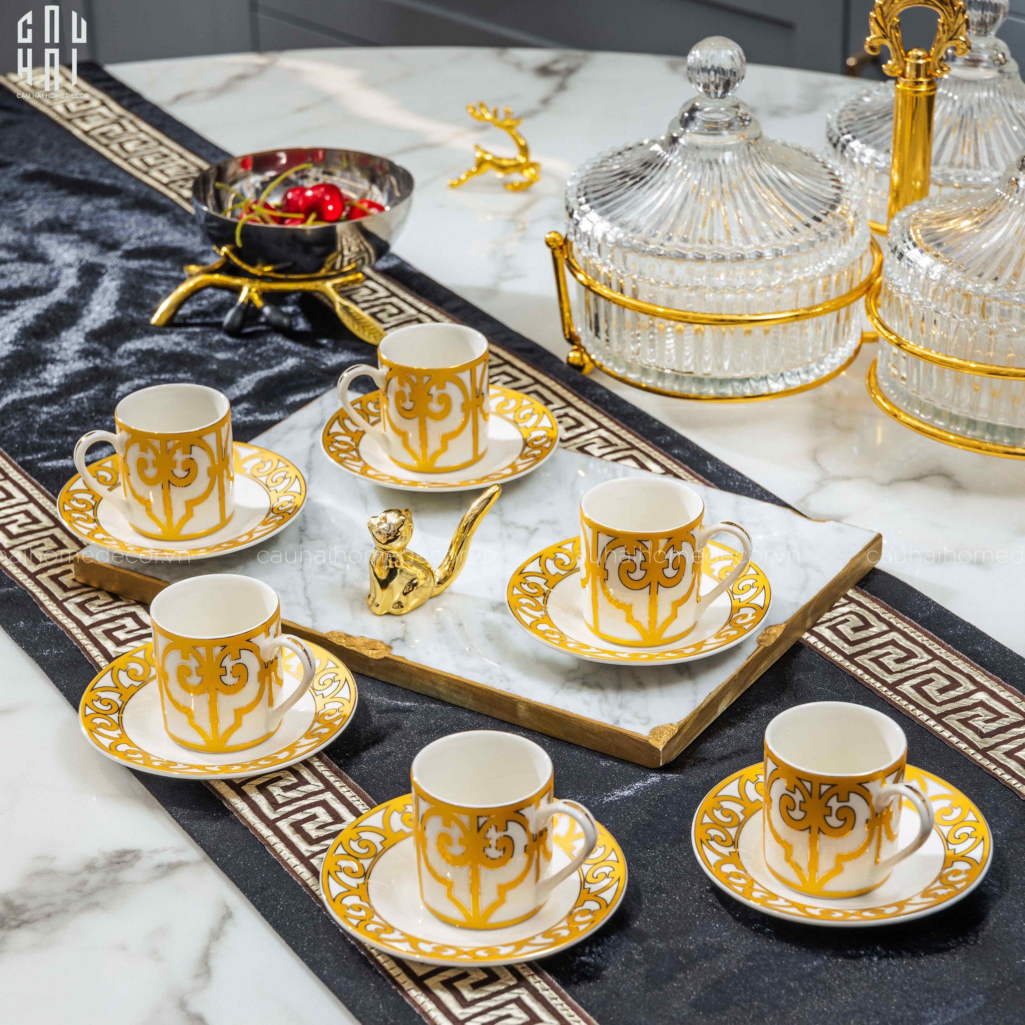 SET 6 TÁCH CÀ PHÊ ESPRESSO PETITE ELITE - CẬU HAI HOME DECOR
