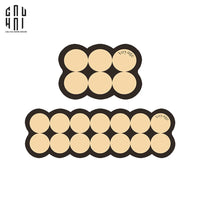Set Thảm Bếp Da 45x75/150 Cao Cấp - Multi Dot Latte-CẬU HAI HOME DECOR