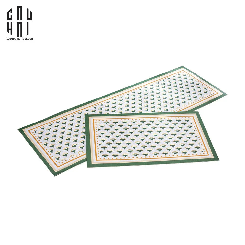 SET THẢM BẾP DA MURPHY - CẬU HAI HOME DECOR