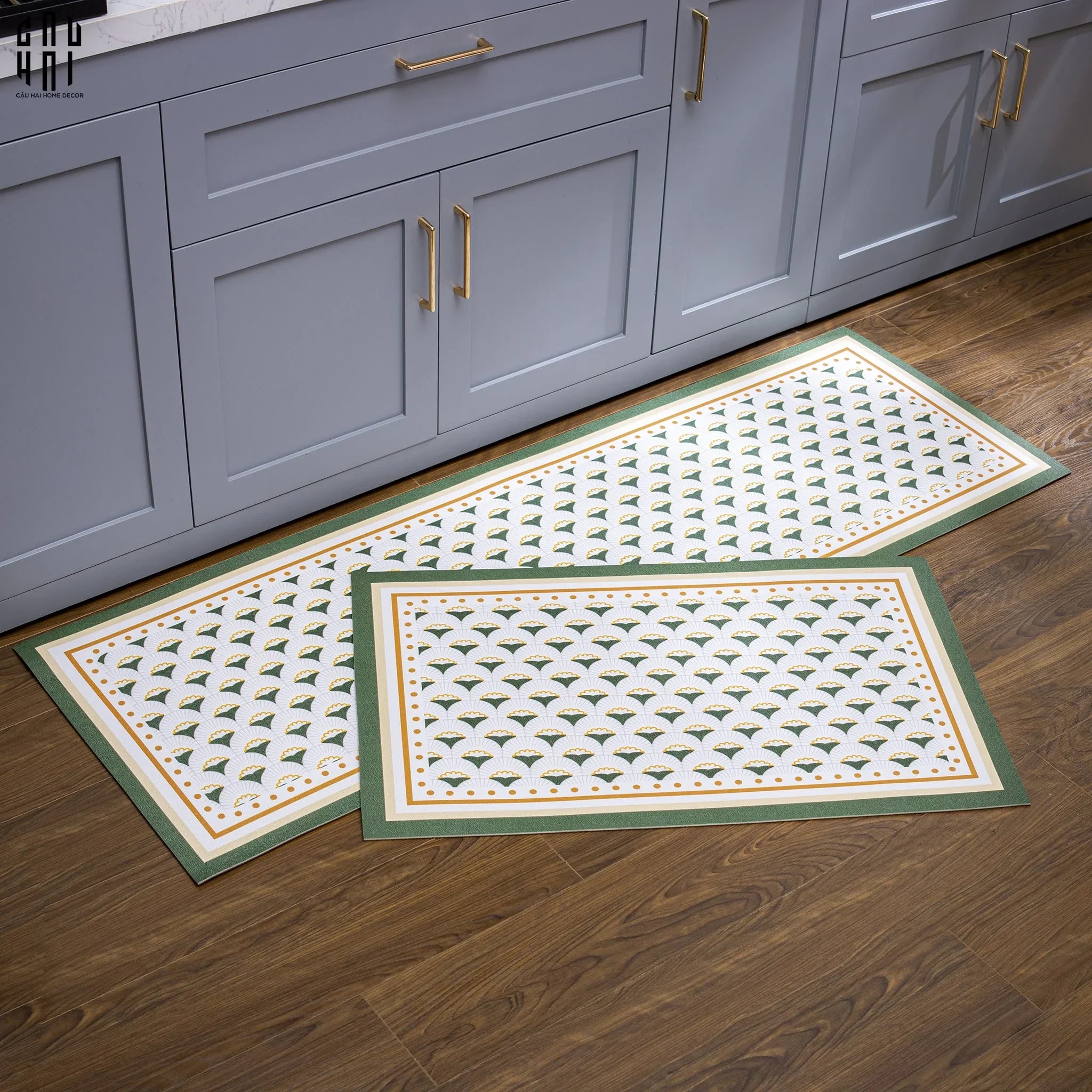 SET THẢM BẾP DA MURPHY - CẬU HAI HOME DECOR