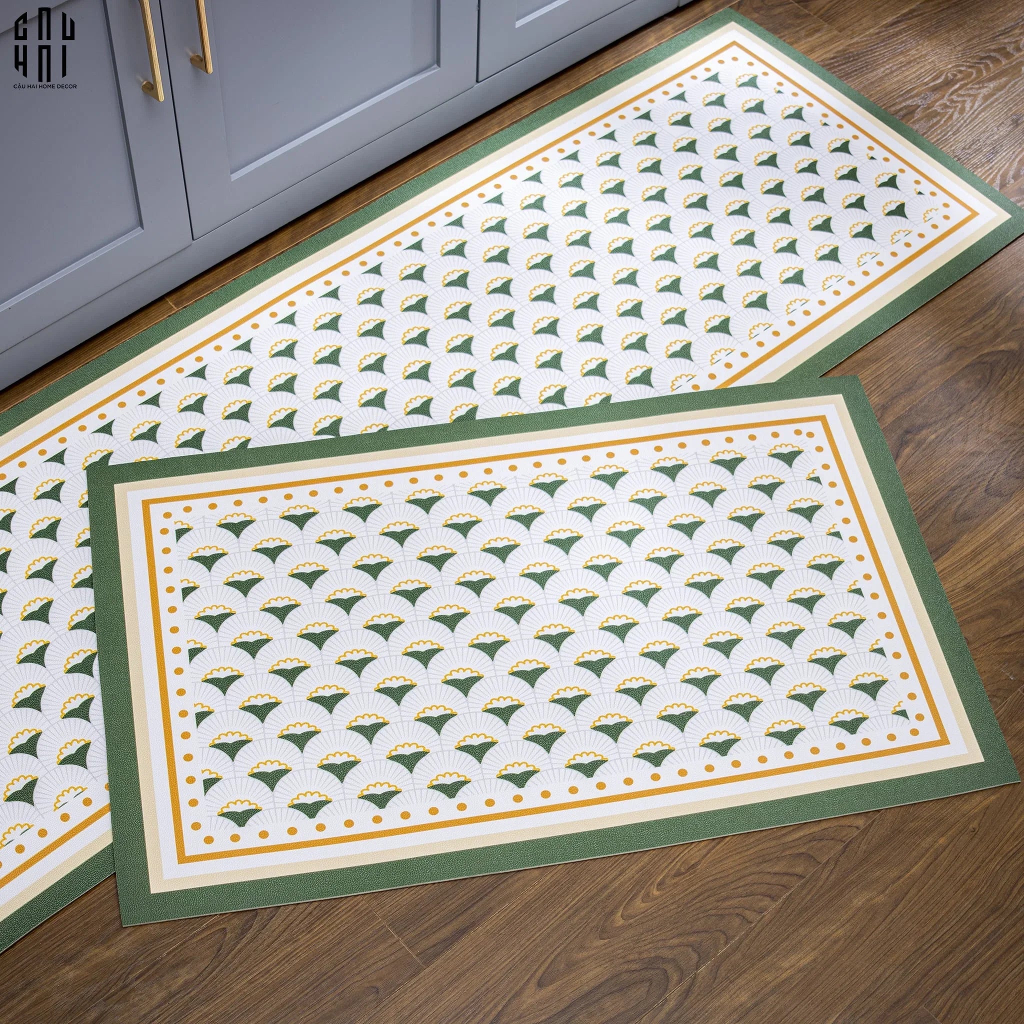 SET THẢM BẾP DA MURPHY - CẬU HAI HOME DECOR