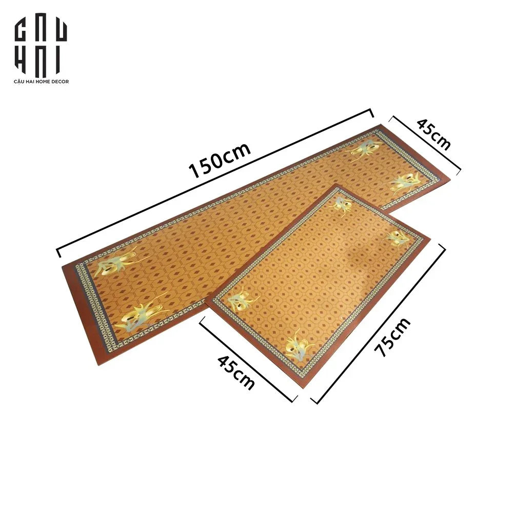 SET THẢM BẾP DA WALLACE 1M5 - CẬU HAI HOME DECOR