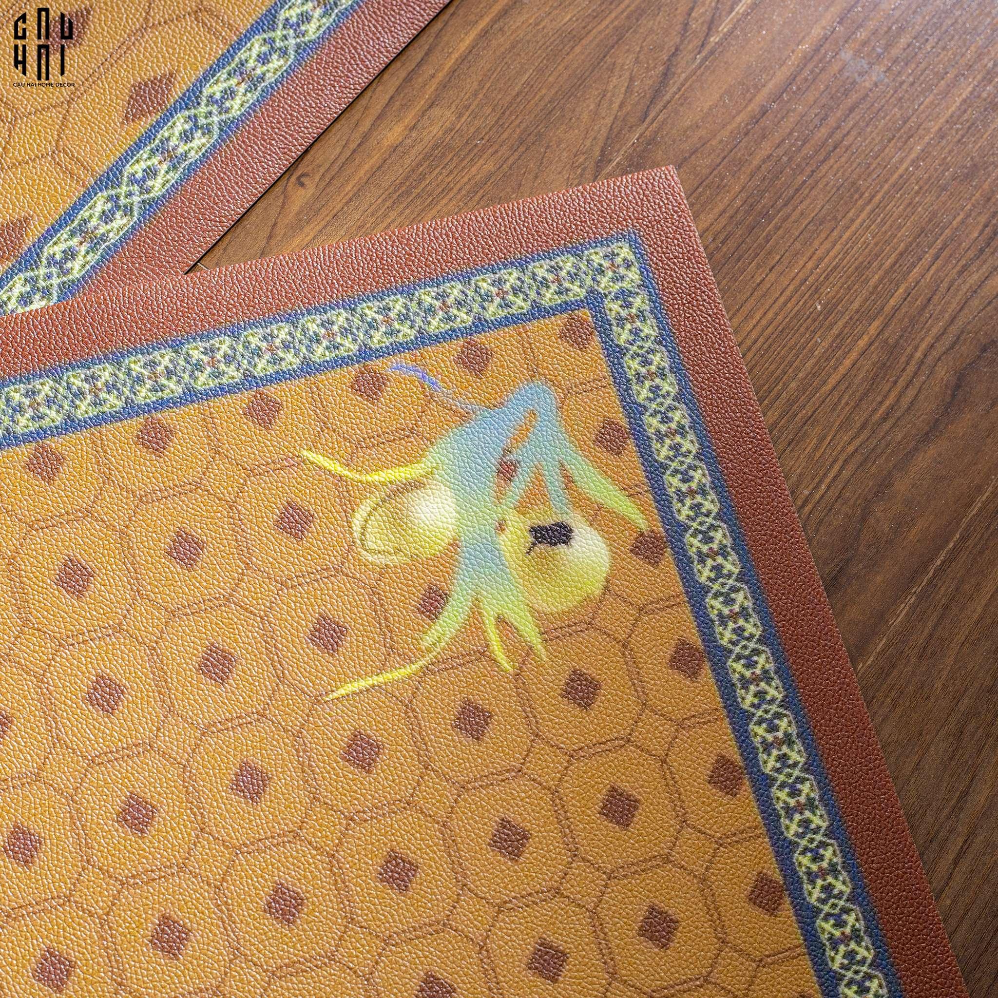 SET THẢM BẾP DA WALLACE 1M5 - CẬU HAI HOME DECOR