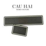 SET THẢM BẾP MICROFIBER 180 - ATHENA TRELLIS - CẬU HAI HOME DECOR