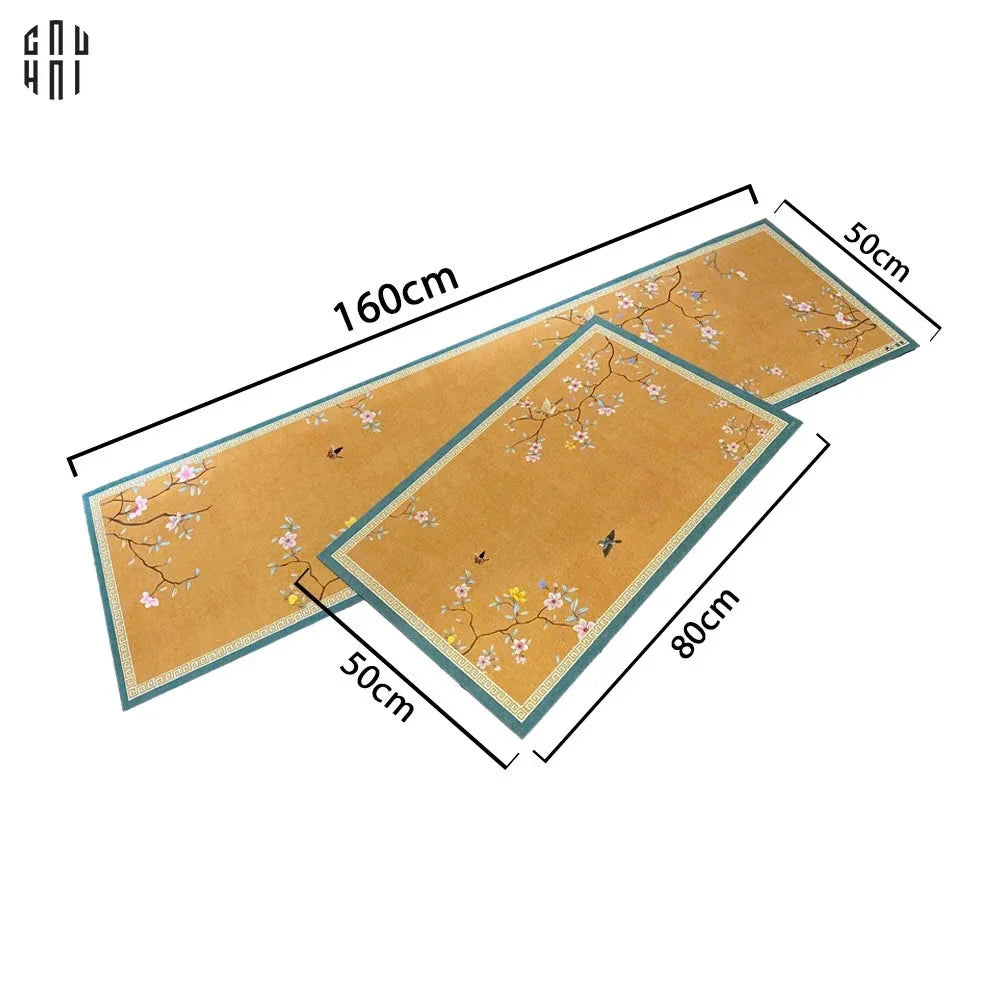 Set Thảm Bếp Microfiber 45x75/150 - Marvelous Spring-CẬU HAI HOME DECOR