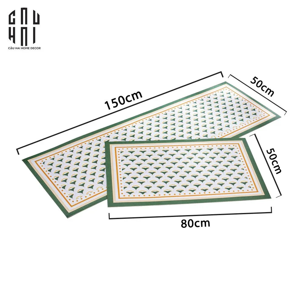Set Thảm Bếp Microfiber 45x75/150 - Murphy-CẬU HAI HOME DECOR