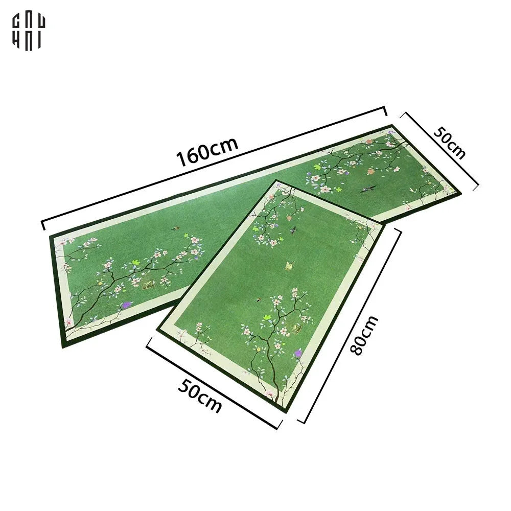 SET THẢM BẾP MICROFIBER ANGEL BIRD 1M6 - CẬU HAI HOME DECOR