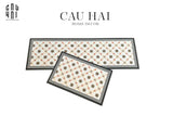 SET THẢM BẾP MICROFIBER PEARL CASTLE 1M6 - CẬU HAI HOME DECOR
