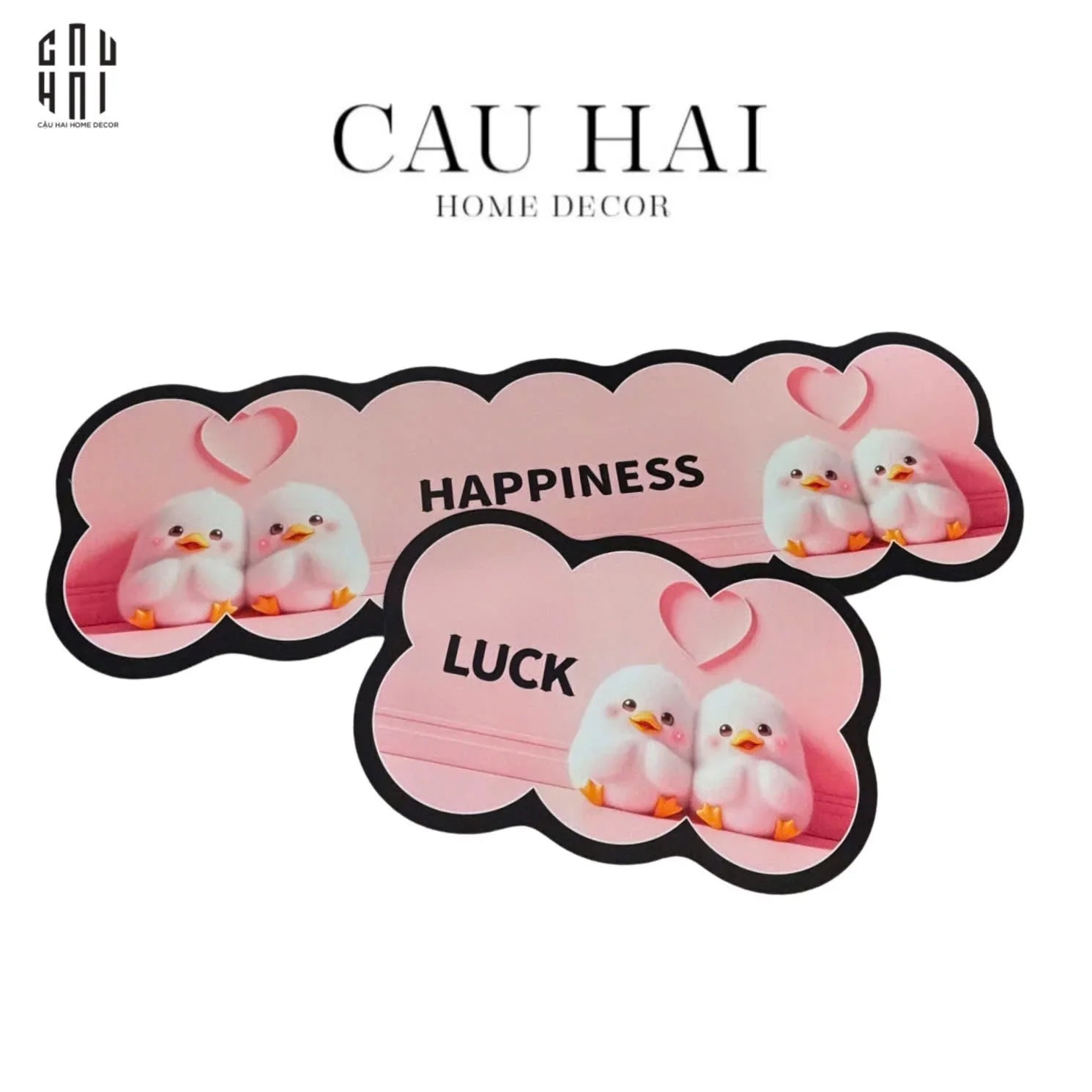 SET THẢM BẾP MICROFIBER HAPPINESS PUP 1M5 - CẬU HAI HOME DECOR