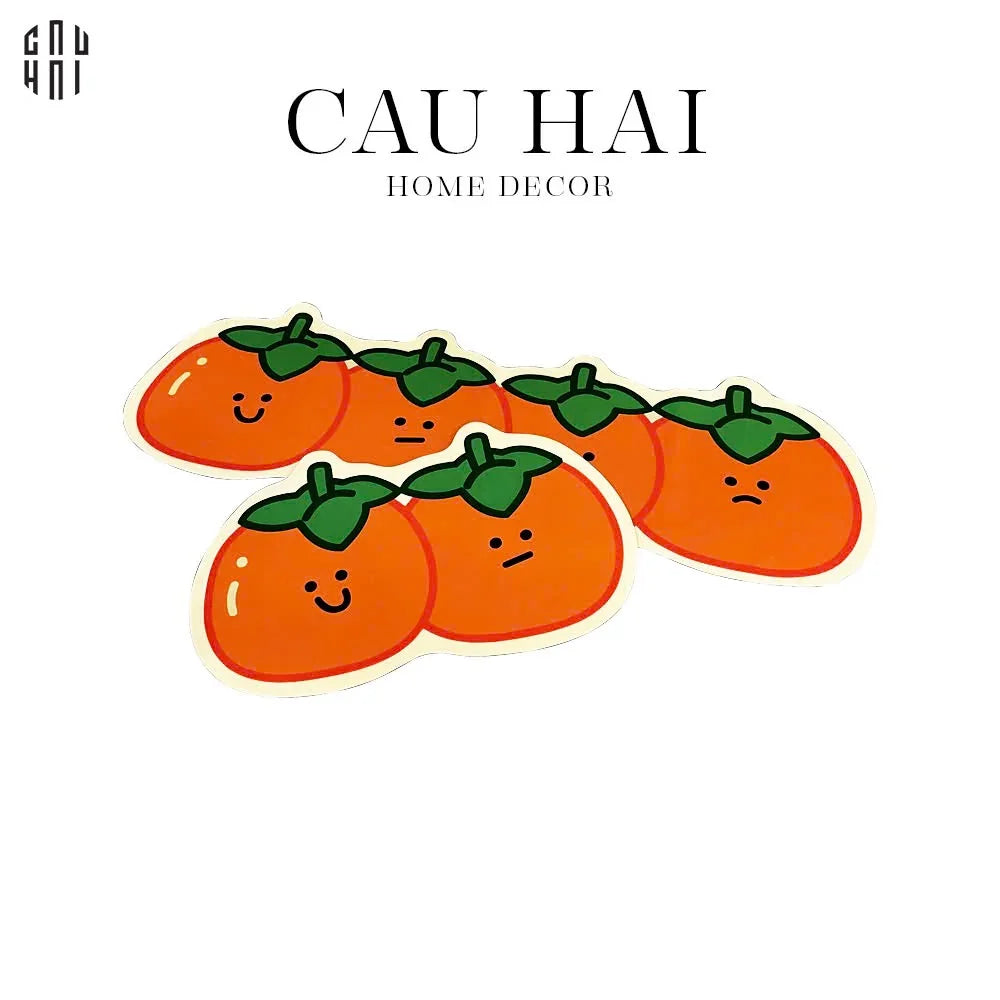 SET THẢM BẾP MICROFIBER MULTI ORANGE 1M5 - CẬU HAI HOME DECOR