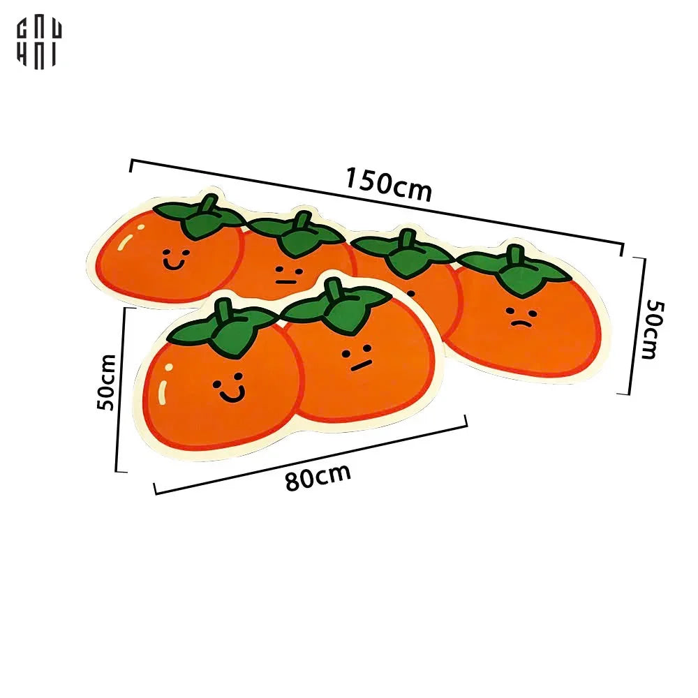 SET THẢM BẾP MICROFIBER MULTI ORANGE 1M5 - CẬU HAI HOME DECOR