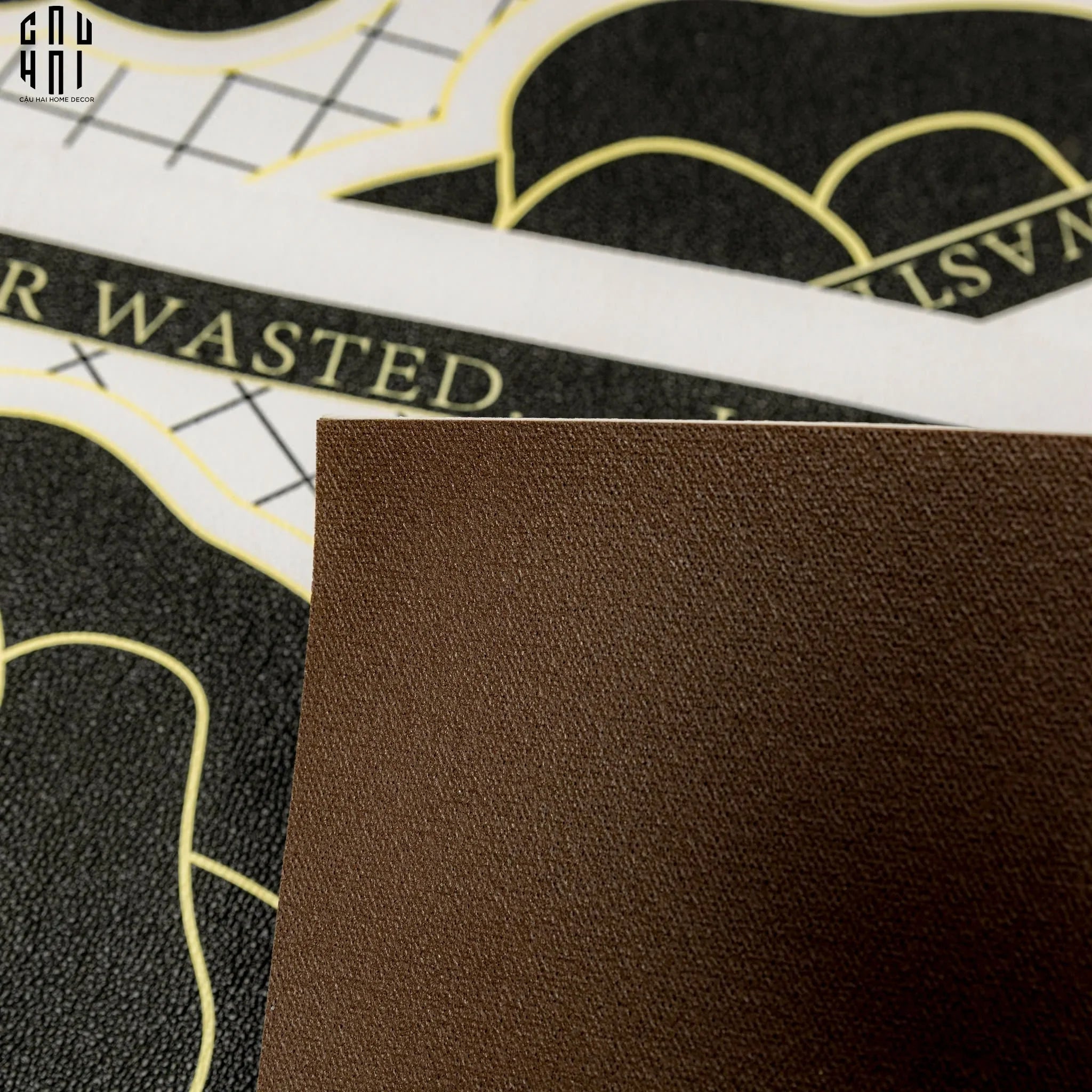 SET THẢM DA 1M5 BLACK ROSES SPELL IN BLOOM-CẬU HAI HOME DECOR