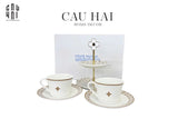 Set Trà Chiều Anh Quốc Louis.V Ss2025 - "Art De Vivre" - Full Box-SET BÌNH TRÀ-Đối tác tại Trung Quốc theo từng đơn đặt hàng-CẬU HAI HOME DECOR