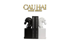 Set Tượng Chặn Sách Réflexion Cavalliere 7x9x15-CẬU HAI HOME DECOR