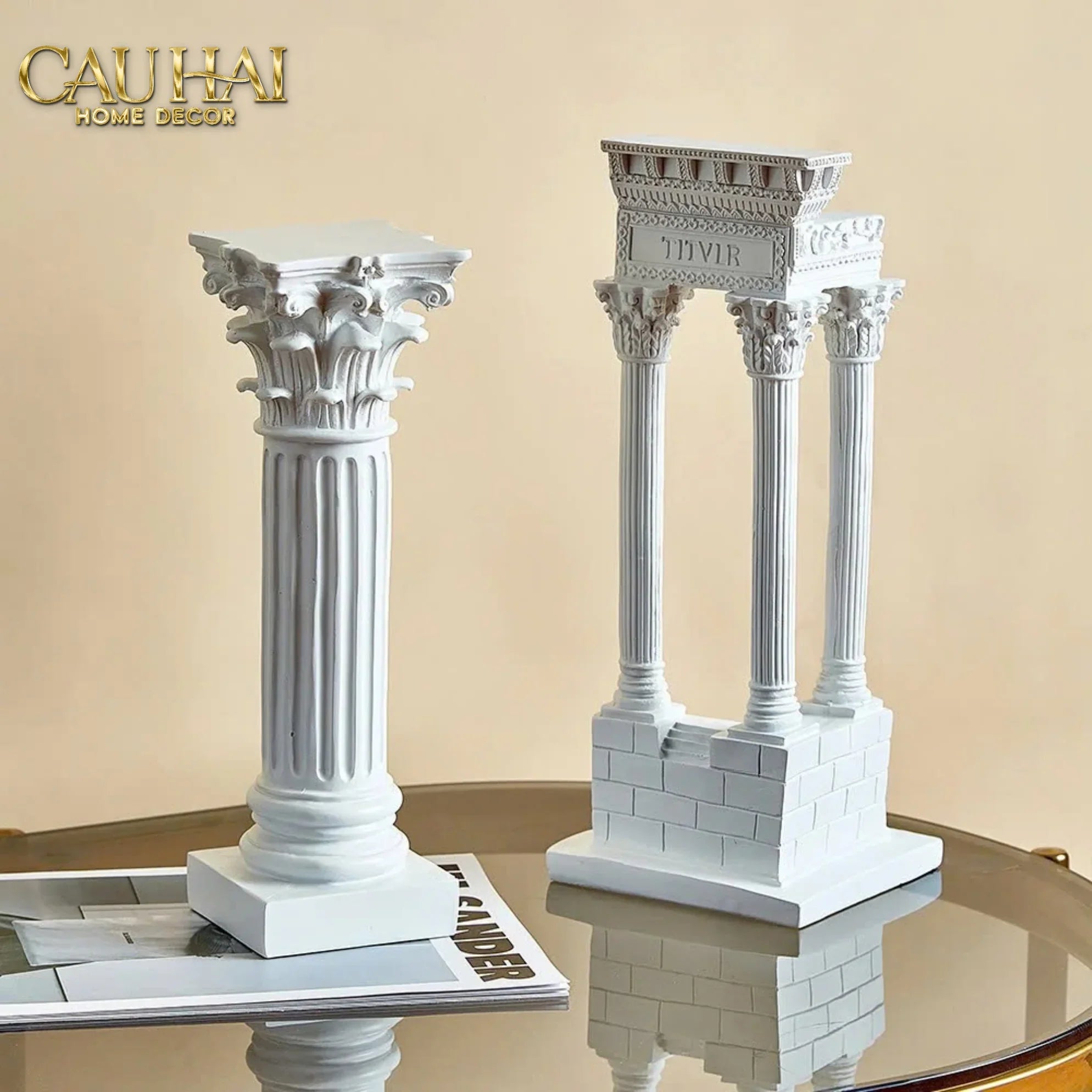 Set Tượng Hy Lạp - La Mã Phục Hưng Renaissance Heritage D’Or Valencia Gallery-CẬU HAI HOME DECOR