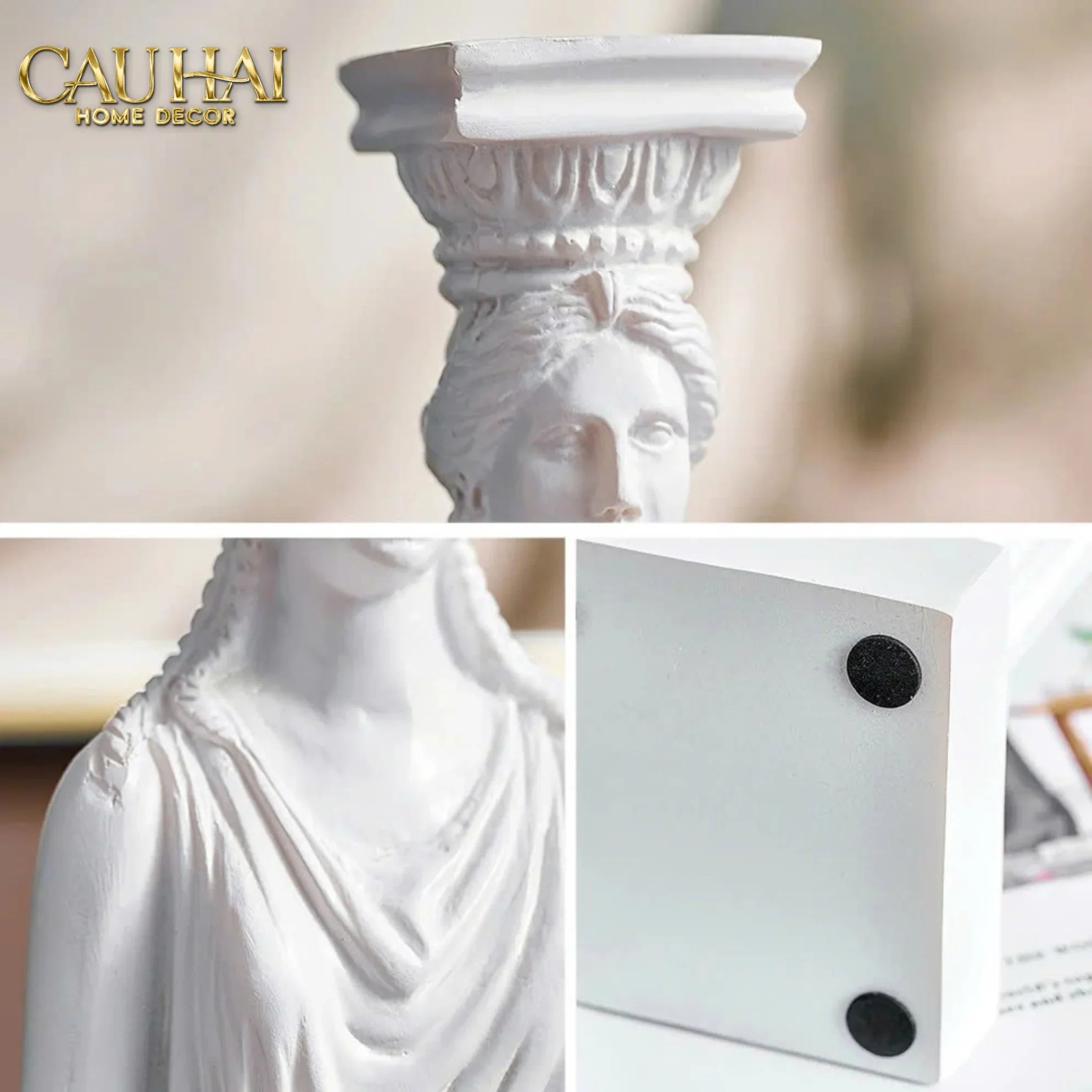 Set Tượng Hy Lạp - La Mã Phục Hưng Renaissance Heritage D’Or Valencia Gallery-CẬU HAI HOME DECOR