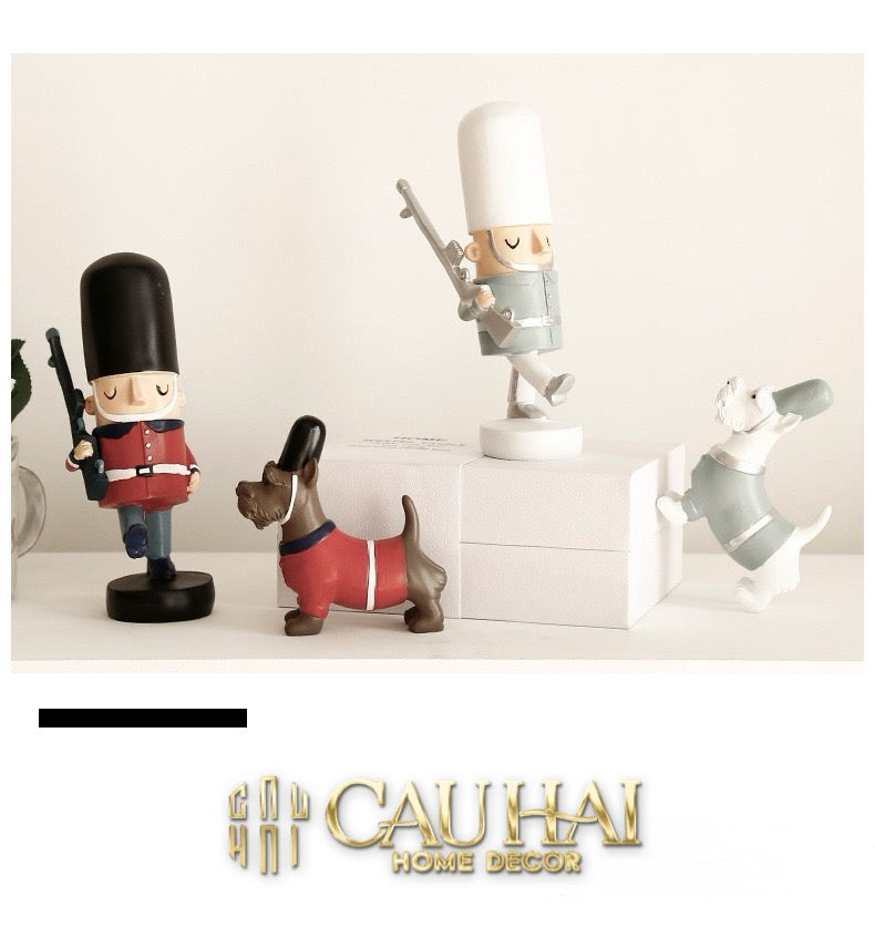 SET TƯỢNG ROYAL GUARDS-CẬU HAI HOME DECOR