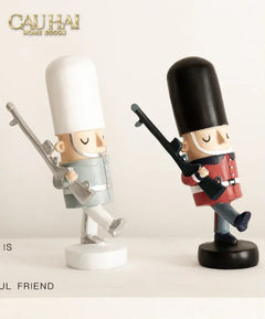 Set Tượng Lính Gác Hoàng Gia Royal Guards Puppy-CẬU HAI HOME DECOR