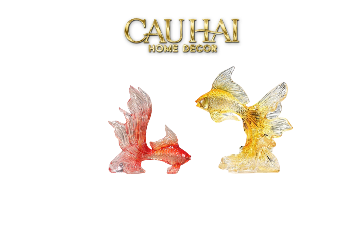 Set Tượng Resin Song Ngư Vượng Phát – Rubis Élégance-TƯỢNG TRANG TRÍ-CẬU HAI HOME DECOR-CẬU HAI HOME DECOR