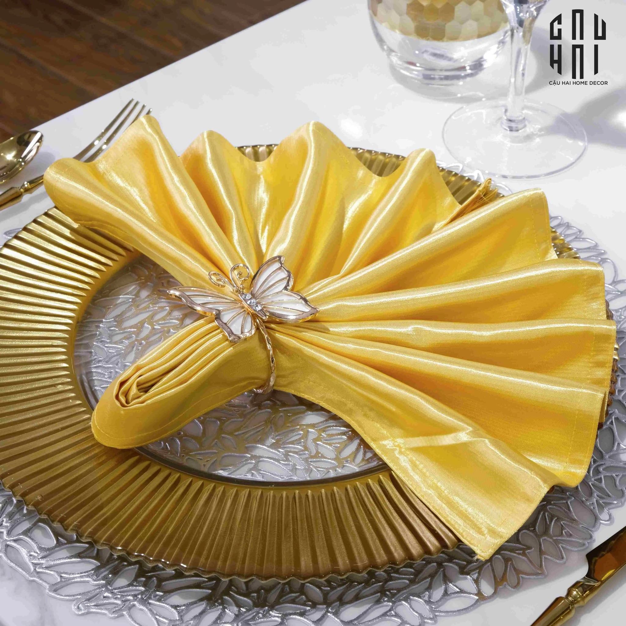 SILK NAPKIN CORNER - CẬU HAI HOME DECOR