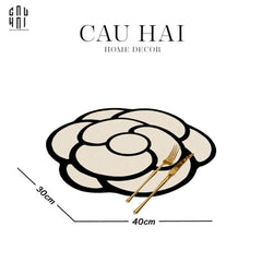 Tấm Lót Microfiber Blanc Rose-CẬU HAI HOME DECOR
