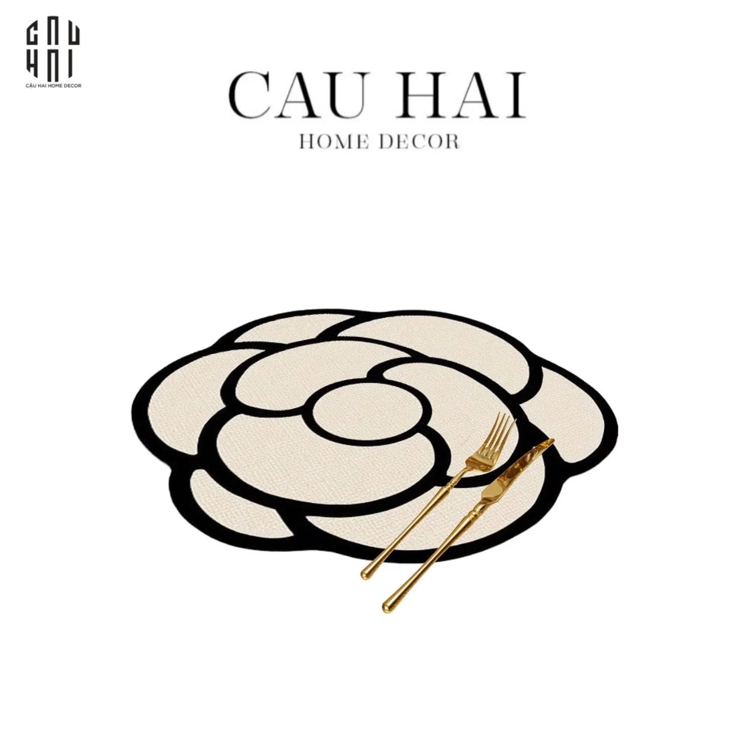 Tấm Lót Microfiber Blanc Rose-CẬU HAI HOME DECOR