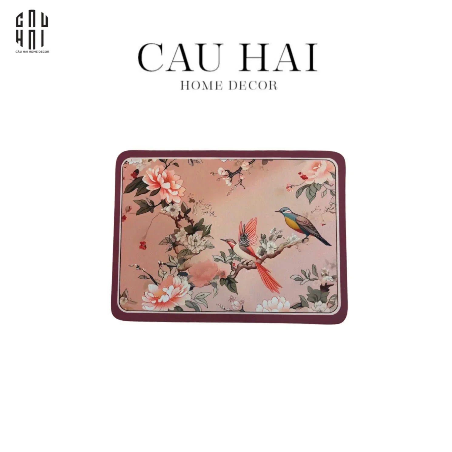 Tấm Lót Microfiber Hồng Yến 30X40Cm-CẬU HAI HOME DECOR