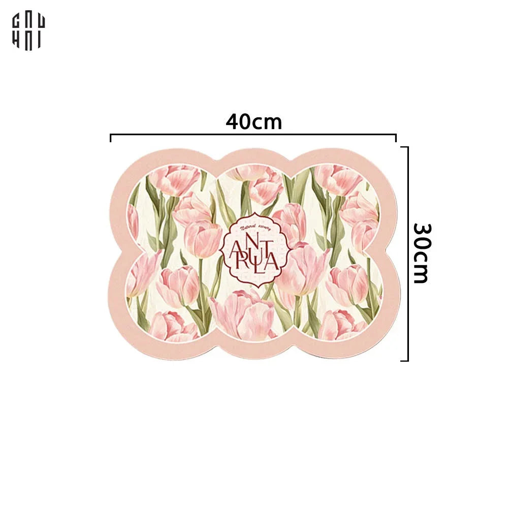 Tấm Lót Microfiber Natural Pinky 30X40-TẤM LÓT BÀN ĂN-Đối tác tại Trung Quốc theo từng đơn đặt hàng-CẬU HAI HOME DECOR