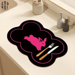 Tấm Lót Microfiber Pink Hopper-CẬU HAI HOME DECOR