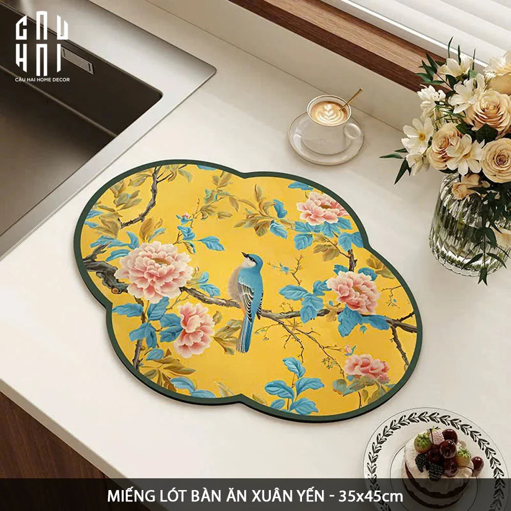 TẤM LÓT XUÂN YẾN - PLACEMAT "XUÂN YẾN" 35X45CM - CẬU HAI HOME DECOR