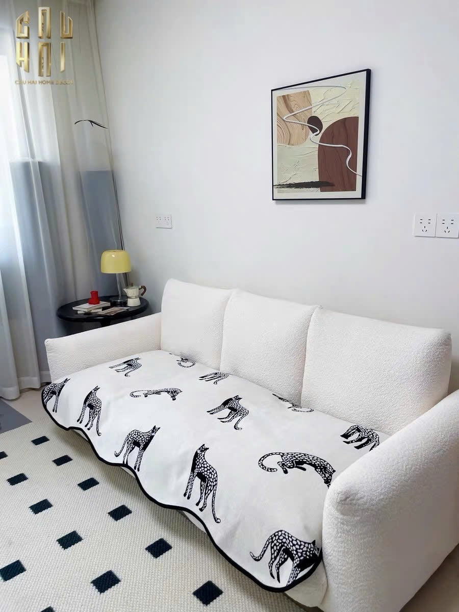 TẤM PHỦ SOFA - 90X210 - PANTHER SQUAD - CẬU HAI HOME DECOR