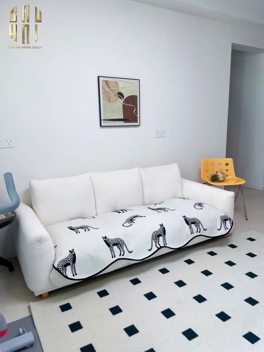 TẤM PHỦ SOFA - 90X210 - PANTHER SQUAD - CẬU HAI HOME DECOR