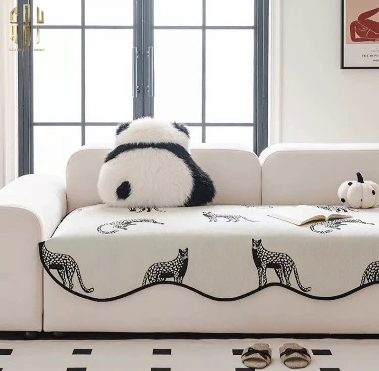 TẤM PHỦ SOFA - 90X210 - PANTHER SQUAD - CẬU HAI HOME DECOR