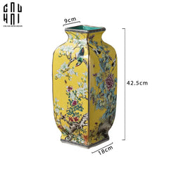 Tết Couture - Bình Hoa Đại Mẫu Đơn Minh Hoàng H42-CẬU HAI HOME DECOR