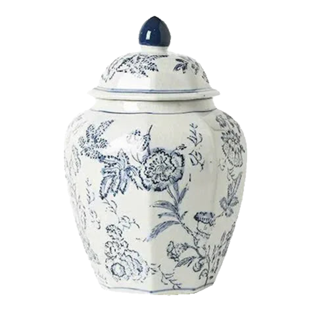 "Tết" Couture - Bình Hoa Sứ Tráng Men Indochine Flora 11.5x29.5-BÌNH HOA-Đối tác tại Trung Quốc theo từng đơn đặt hàng-CẬU HAI HOME DECOR